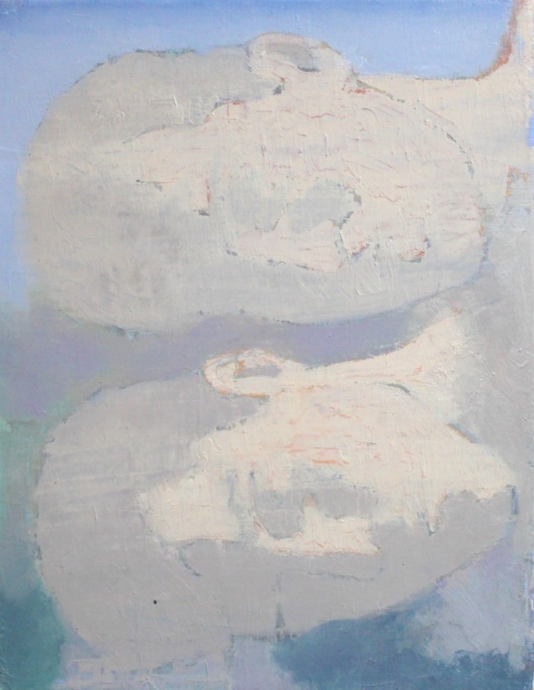 Simon Martin, Amoureux rétro-éclairés, 2018, huile sur toile, 35 x 27,5 cm_v2