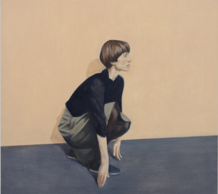 Tim Eitel, "Grace", 2017, huile sur bois, 50 x 50 cm