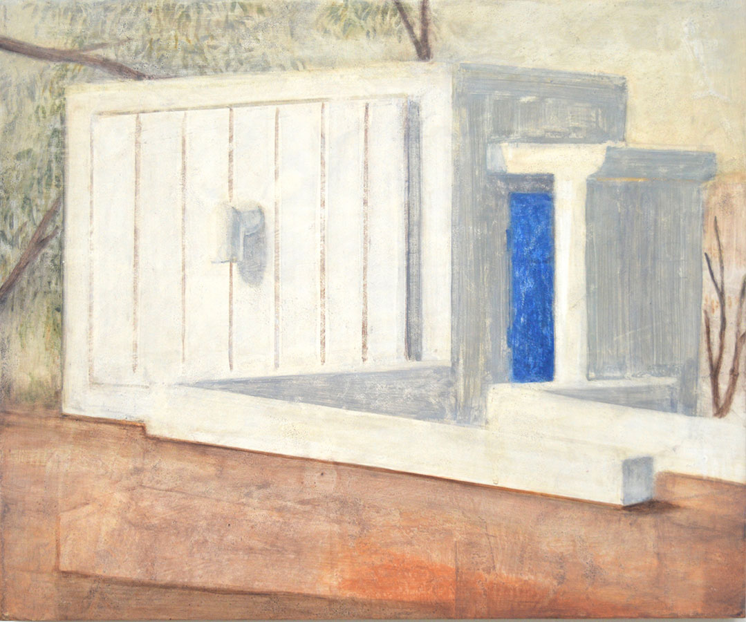 Nathanaelle Herbelin, Miqulat-au-Negueve, 2017, huile sur bois, 48 x 38 cm