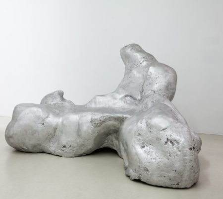 Atelier Van Lieshout, "Humanoid", 2014, aluminium, 120 x 170 x 100 cm