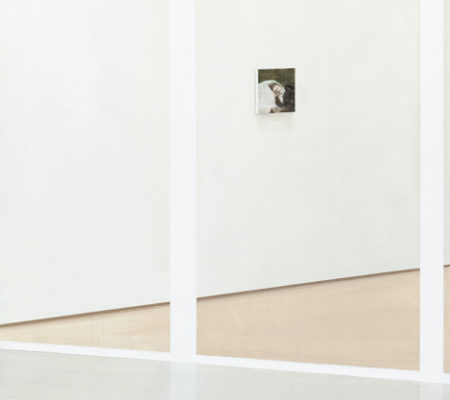 Tim Eitel, "Interior (A.S)", 2018, huile sur bois, 46 x 38 cm