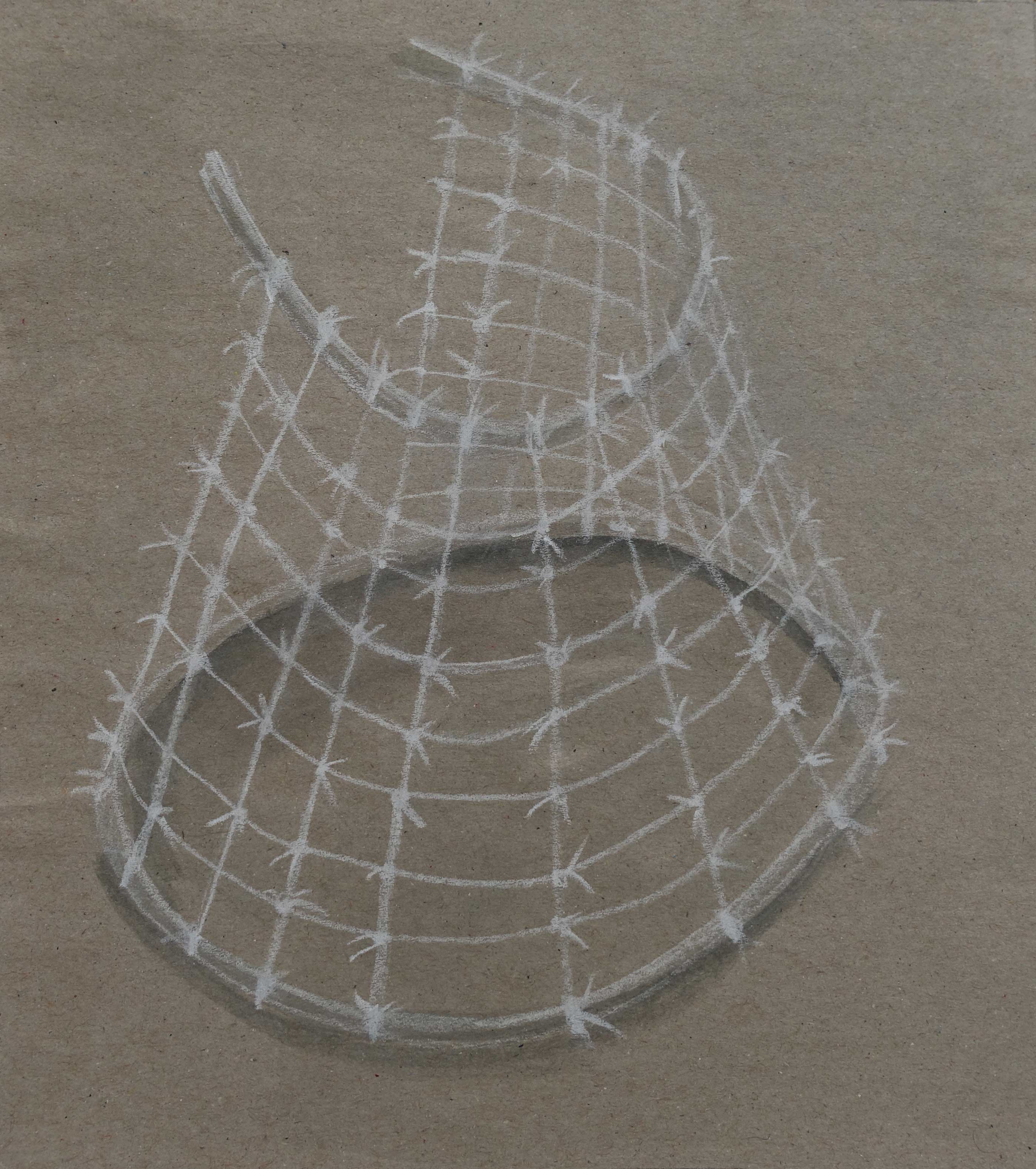 Geidai, 2015, crayon sur papier, 18,5 x 16,5cm