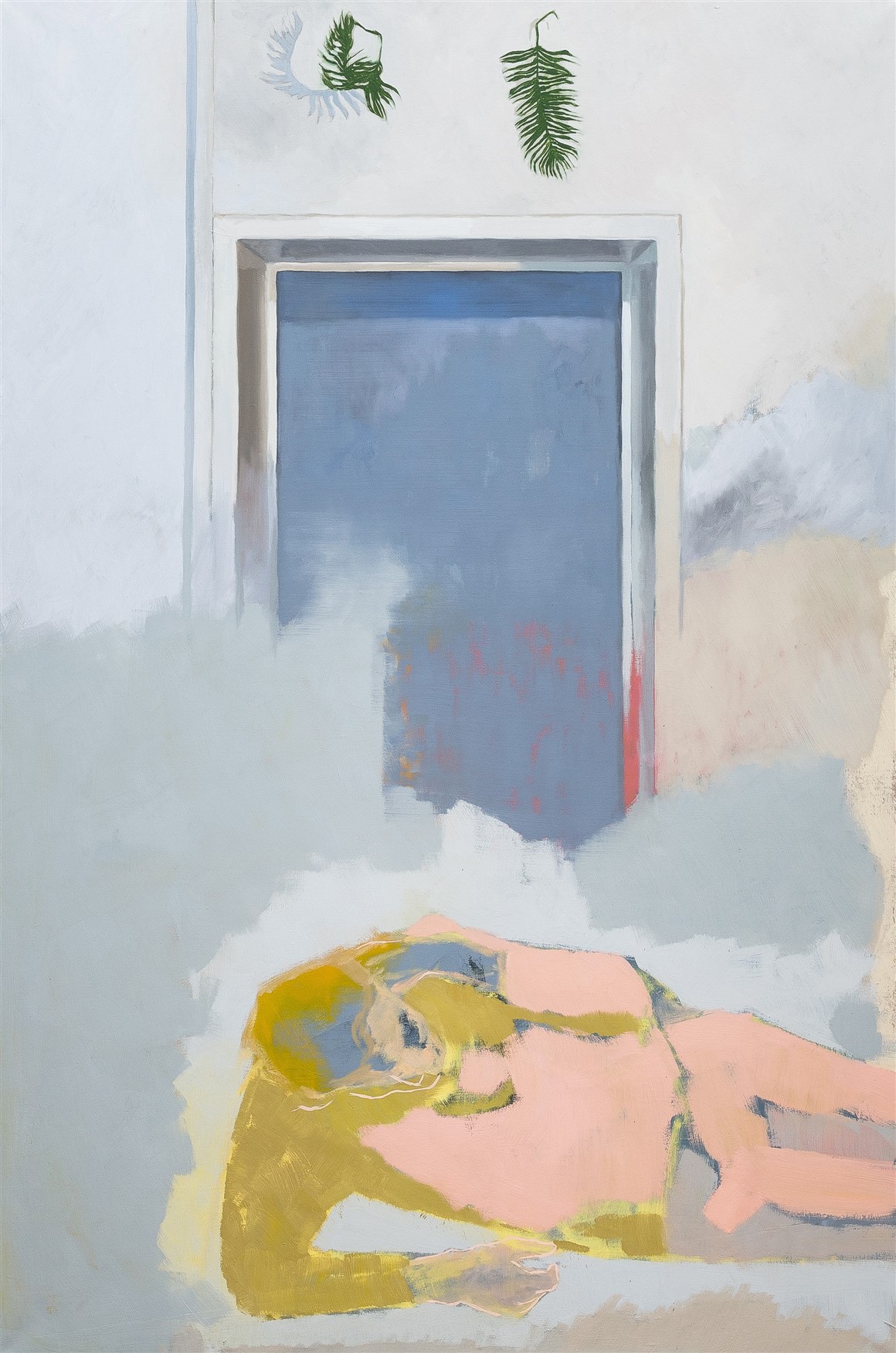 Simon Martin, Atelier III, 2018, huile sur toile, 195 x 130 cm_v2_web