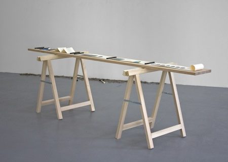 Martin Le Chevallier, "11h29'15'", 2012, processus : mesure du temps de travail d’un artiste (Julien Prévieux) - galerie Jousse Entreprise