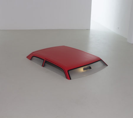 Martin Le Chevallier, "Ophélie", 2014, installation, 189 x 120 x 22 cm - galerie Jousse Entreprise