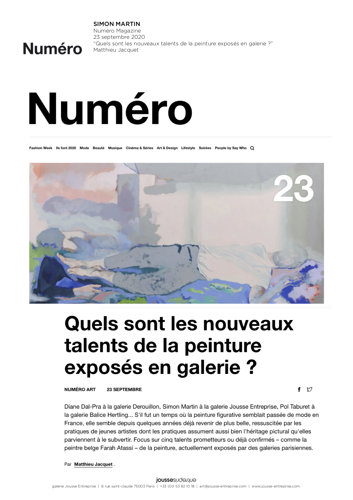 2020.09.23_Numéro Magazine_Matthieu Jacquet
