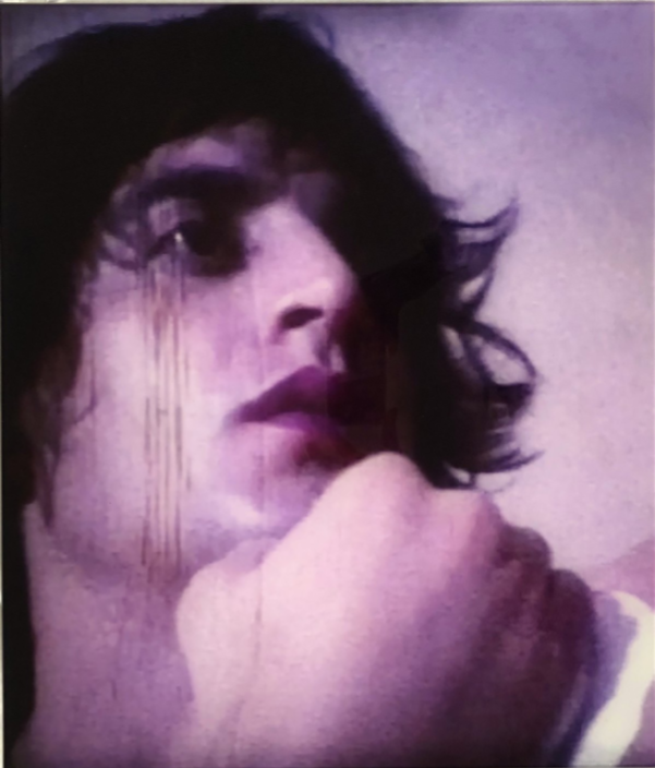 Portrait Ange Leccia, 1976, tirage photographique diasec contrecollé sur aluminium, 43 x 36,7 x 2,5 cm