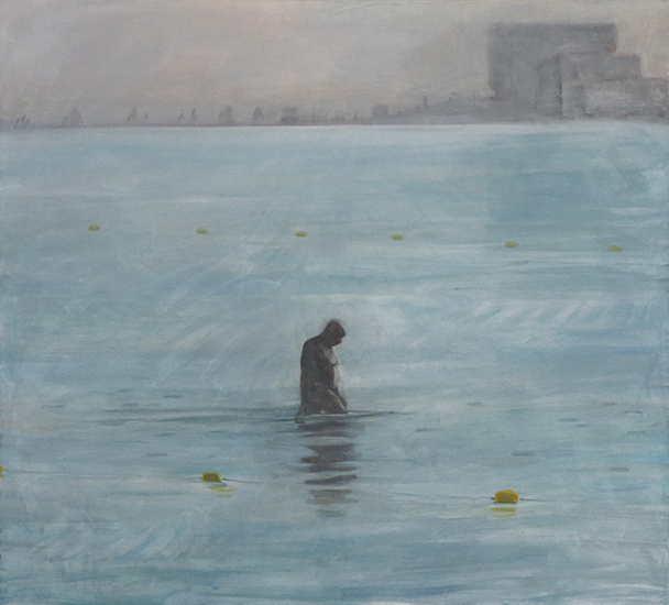 Le port de Jaffa, 2020, huile sur toile, 129x142cm