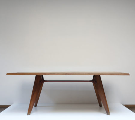 jean_prouve_table_entretoise_rouge